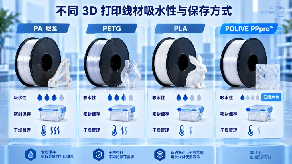 pp-filament-storage-low-water-absorption-advantage