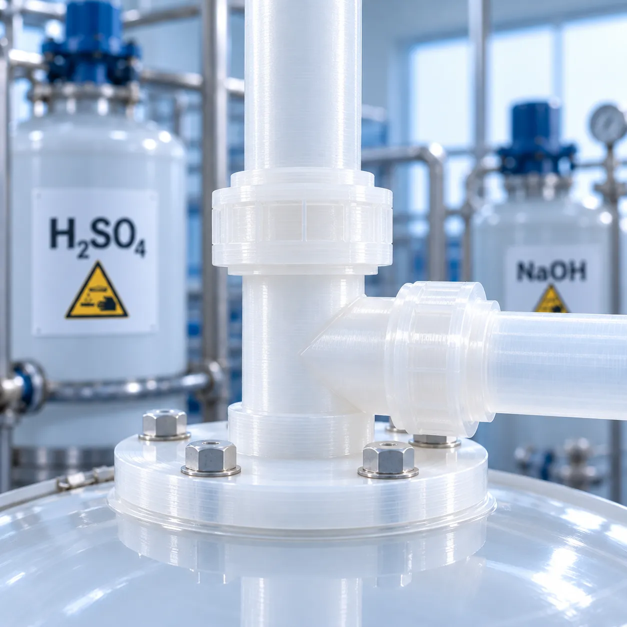 polive-pp-acid-alkali-tank-connector-application